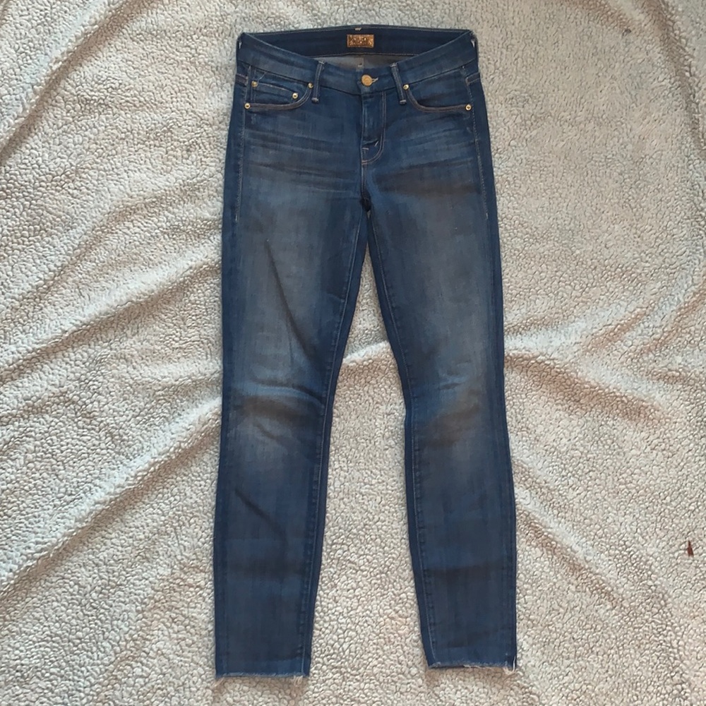 MOTHER the looker ankle fray size 24